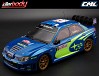KILLERBODY SUBARU IMPREZA WRC 2007 PAINTED BLUE BODY KIT