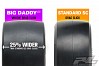 PROLINE BIG DADDY DRAG SLICK 2.2/3.0 MC CLAY SC REAR TYRES