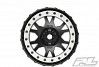 PROLINE IMPULSE PRO-LOC BLACK WHEELS w/GREY RING XMAXX (F/R)