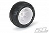 PROLINE MINI-B PRISM TYRES MOUNTED ON WHITE WHEELS REAR