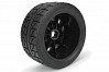 PROLINE MENACE HP STREET BELTED TYRES ON 24MM BLACK RAID 5.7