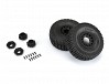PROLINE 1/7 MIRAGE TT BELTED TYRES ON 17MM BLK RAID (UDR)