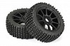 PROLINE 'GLADIATOR' M2 PRE- MOUNT MACH 10 BLACK WHEELS PR