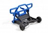 RPM BLACK REAR BUMPER for TRAXXAS ELEC RUSTLER 2WD