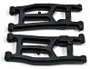 RPM REAR A-ARMS FOR ASSOC Pro2 SC10, TROPHY RAT BLACK