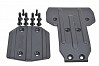 RPM FRONT & REAR SKID PLATES FOR LOSI TENACITY (SCT/T/DB)