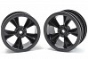 RPM "N2O" GLOSS BLACK RESTO MOD SEDAN WHEELS