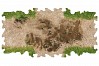 CRAWLER PARK 2 X CROSSING WITH PUDDLE OF WATER FOR 1/24 RC CRAWLER