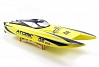 VOLANTEX RACENT ATOMIC 70CM B/LESS RACEBOAT RTR COMBO(YEL) (UK Plug)