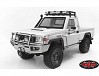 RC4WD TRIFECTA FRONT BUMPER, SLIDERS & SIDE BARS FOR LAND CRUISER LC70 BODY (SILVER)