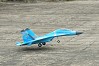 XFLY TWIN 50MM SU-27 EDF 750MM JET WITHOUT TX/RX/BATT - BLUE CAMO