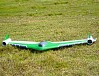 XFLY EAGLE 40mm EDF FLYING WING WITHOUT TX/RX/BATTERY WITH GYRO - GREEN