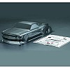 Mustang GT Carbon Fibre Bodyshell