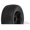 Road Rage Street Tires Mounted on Desperado Black Wheels for 1:16 E-REVO