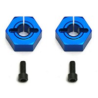 Team Associated 12mm Aluminum Clamping Wheel Hex, SC10 Front