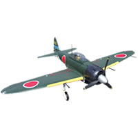 FMS Mitsubishi A6M Zero 1400 Series ARTF Electric Warbird with Retract Landing Gear & Flaps