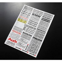 Matrixline Car Logo Decal Sheet