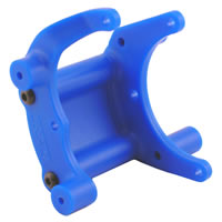 RPM Rear Bumper Mount for the Traxxas Slash, e-Rustler, e-Stampede & Bandit - Blue