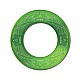 Tribal Bead Lock Rings - Green