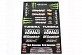 Matrixline Monster Black Short Course Decal Set