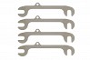 ASSOCIATED RC12R6 FRONT RIDE HEIGHT SHIMS STEEL 0.25mm