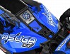 CORALLY ASUGA XLR 6S ROLLER BUGGY CHASSIS - BLUE