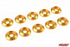 CORALLY ALUMINIUM WASHER FOR M5 FLAT HEAD SCREWS OD=8mm Gold (10pcs)
