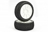 Fastrax 1/8 Premounted Buggy Tyres 'h Tread/10 Spoke
