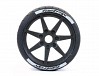 FASTRAX SUPAFORZA FRONT 52° TYRES/BLK 17MM HEX WHEELS