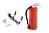 FASTRAX FIRE EXTINGUISHER & ALLOY MOUNT - RED