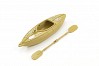 FASTRAX 1/18TH SCALE MOULDED KAYAK & OARS 15cm X 4.2cm