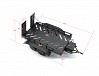 FASTRAX DUAL-AXLE TRAILER w/RAMPS & LEDs (Med 1/12-1/18) - BLACK