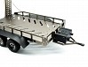 FASTRAX DUAL-AXLE TRAILER w/RAMPS & LEDs (Med 1/12-1/18) - TITANIUM