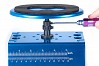FASTRAX DELUXE ALUM LOCKING ROTATING MAINTENANCE STAND - BLUE