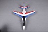 FMS 600MM FREE FLIGHT ALPHA GLIDER KIT (BLUE AND RED)