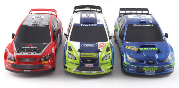  these 3 well known models from the exciting world of Rally Car Racing