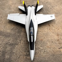 New - Top Gun F/A-18C Hornet USAF Jolly Rodger 70mm Jet