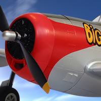 New - Alfa Model P�47D Thunderbolt EP Warbird 