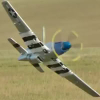 FMS Mustang V2 in Flight
