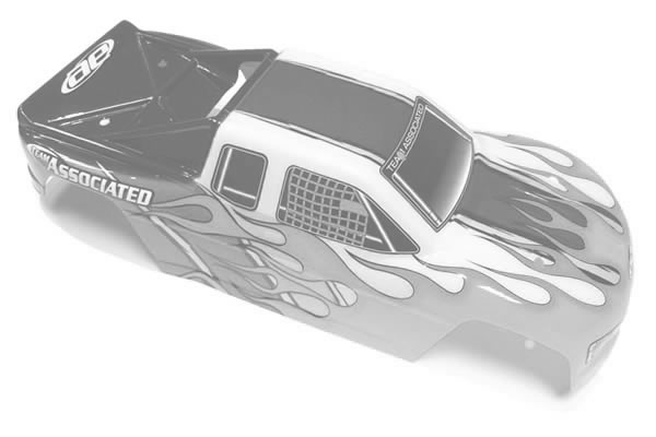 Team Associated&nbsp;Mini MGT Clear Bodyshell with Masks