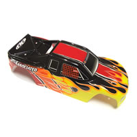 Mini MGT Printed Bodyshell - Yellow/Red/Black
