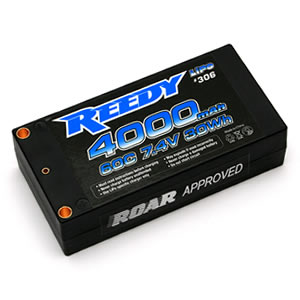 4000mAh 7.4V 60C Shorty LiPo Battery