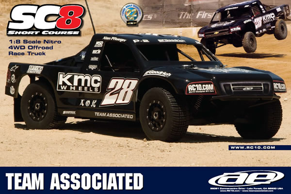 Team Associated&nbsp;SC8 RTR Short Course Race Truck - Pro Comp