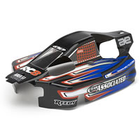 RC8RS RTR Pre-printed Bodyshell - Black