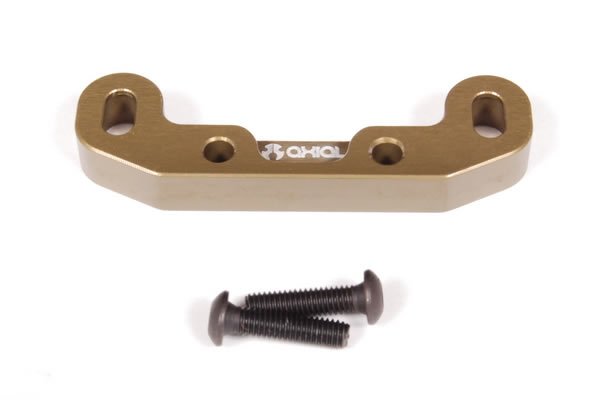 Axial&nbsp;Machined Aluminum Rear Toe Block F1 (Hard Anodized) for the Axial EXO