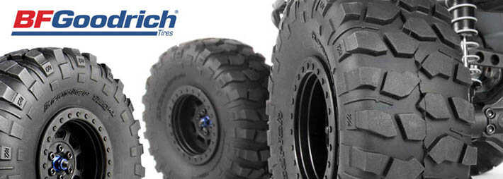 Axial WALKER EVANS BEADLOCK RACING WHEELS and BFGOODRICH KRAWLER KX TIRE