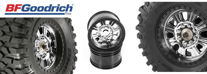 Axial Raceline Monster Wheels and BFGoodrich® Krawler Tires
