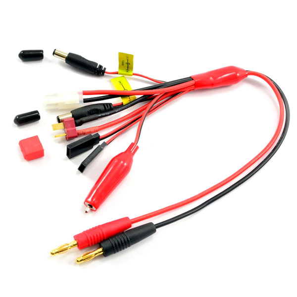 4.0mm plug to Glow/Tamiya/Deans/JR TX+RX and Futaba RX+TX PVC Wire