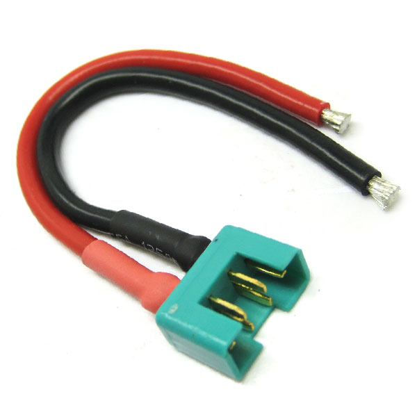 Female MPX Connector with 10cm 14AWG Silicone Wire