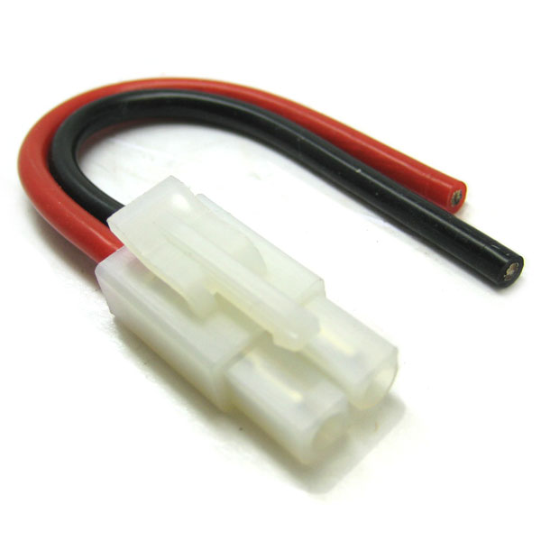Male Balance Connector with 10cm 14AWG Silicone Wire